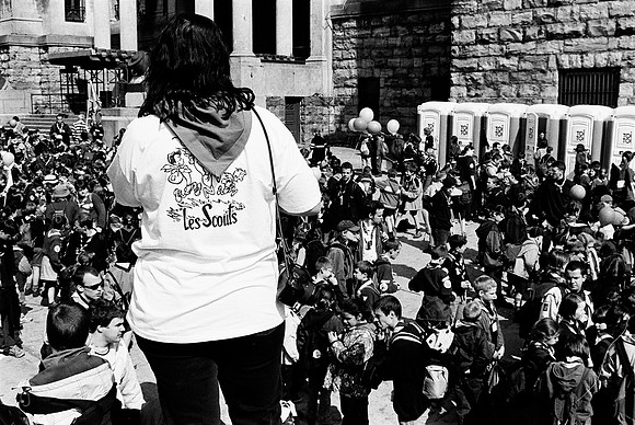 Avril 2002, rassemblement Scouts -  Etienne Corbisier