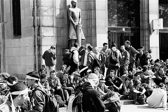 Avril 2002, rassemblement Scouts -  Etienne Corbisier