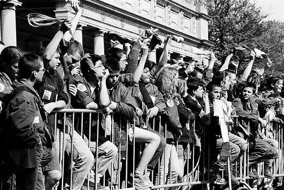 Avril 2002, rassemblement Scouts -  Etienne Corbisier